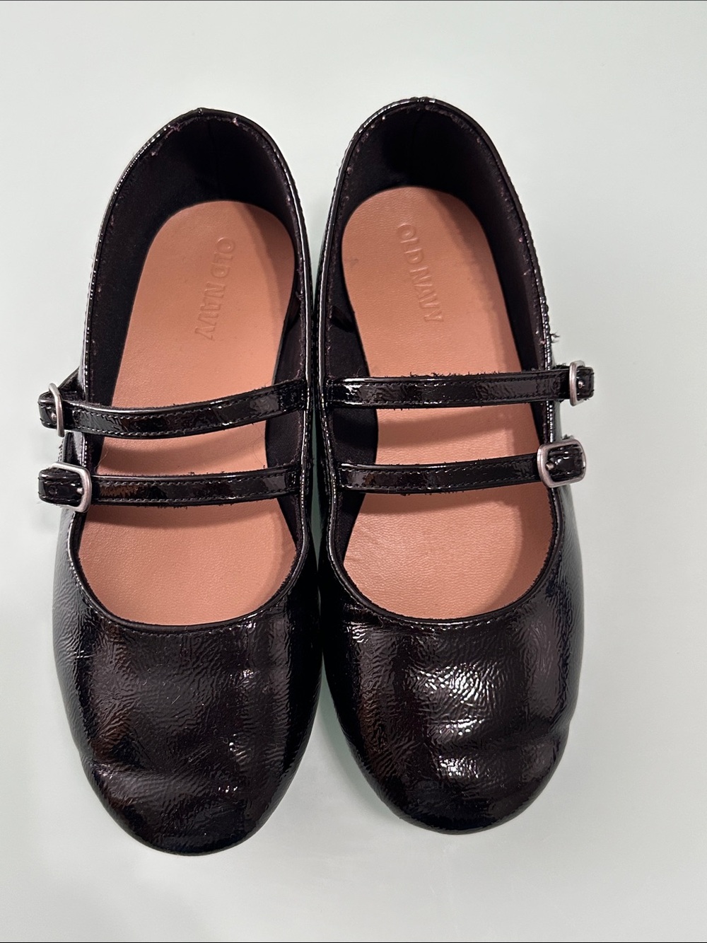 Patent leather dress shoes